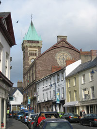 Abergavenny Town Hall, viewed from Cross Street
